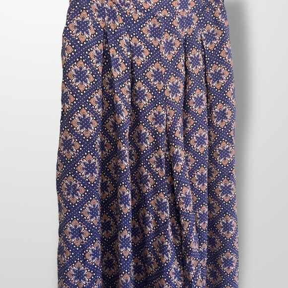 Maeve NWT Purple Terrace Floral Wide Leg Pants 2 - Picture 5 of 12